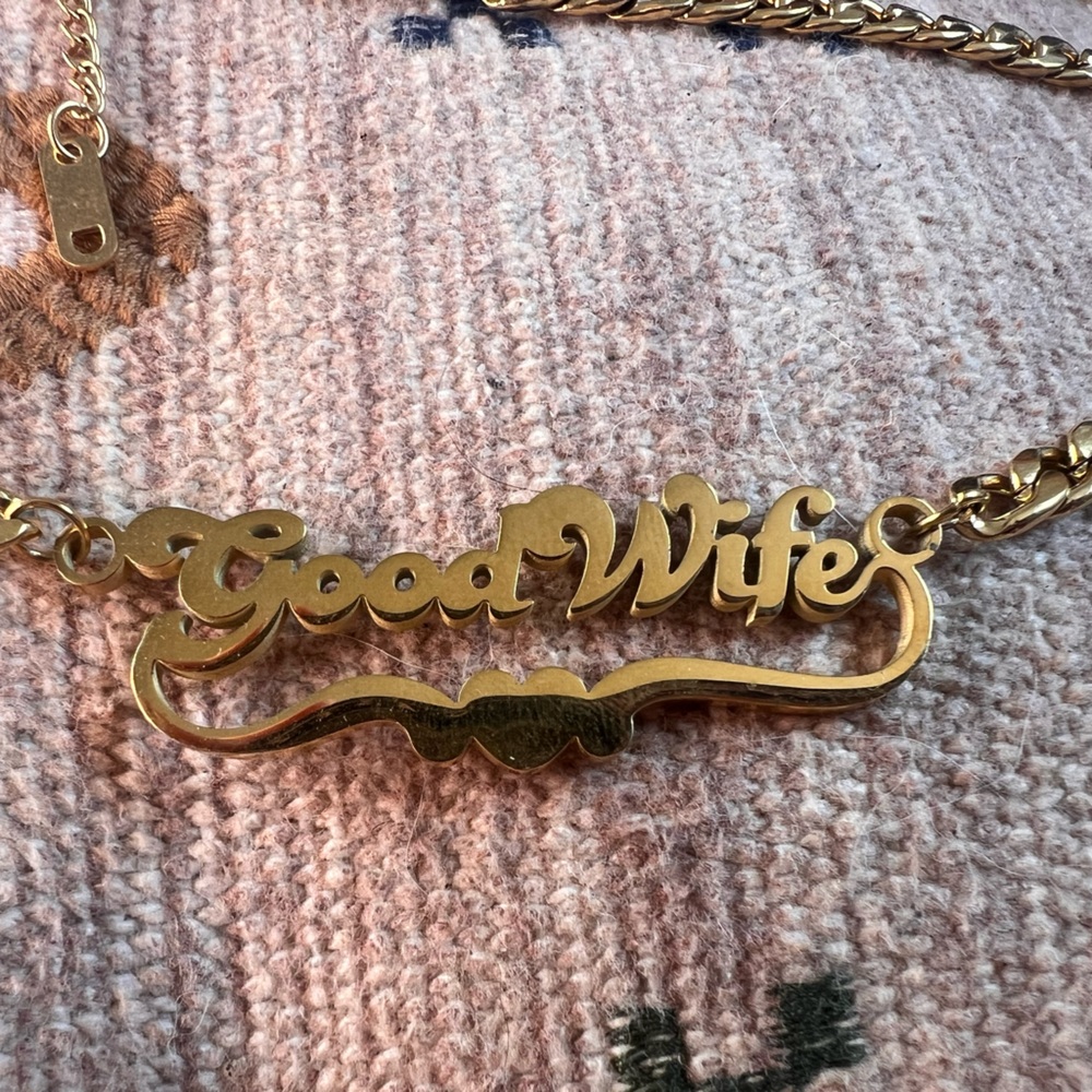 Kasey Musgraves Gold Plated ‘Good Wife' Necklace